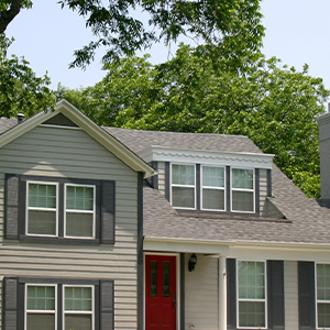 house with vinyl siding